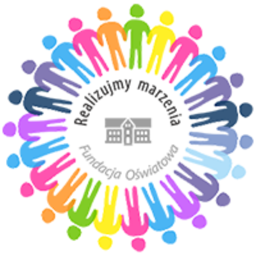 Logo Fundacji Oświatowej "Realizujemy Marzenia", wersja kolorowa.