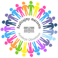 Logo Fundacji Oświatowej "Realizujemy Marzenia" - wersja kolorowa - mała.